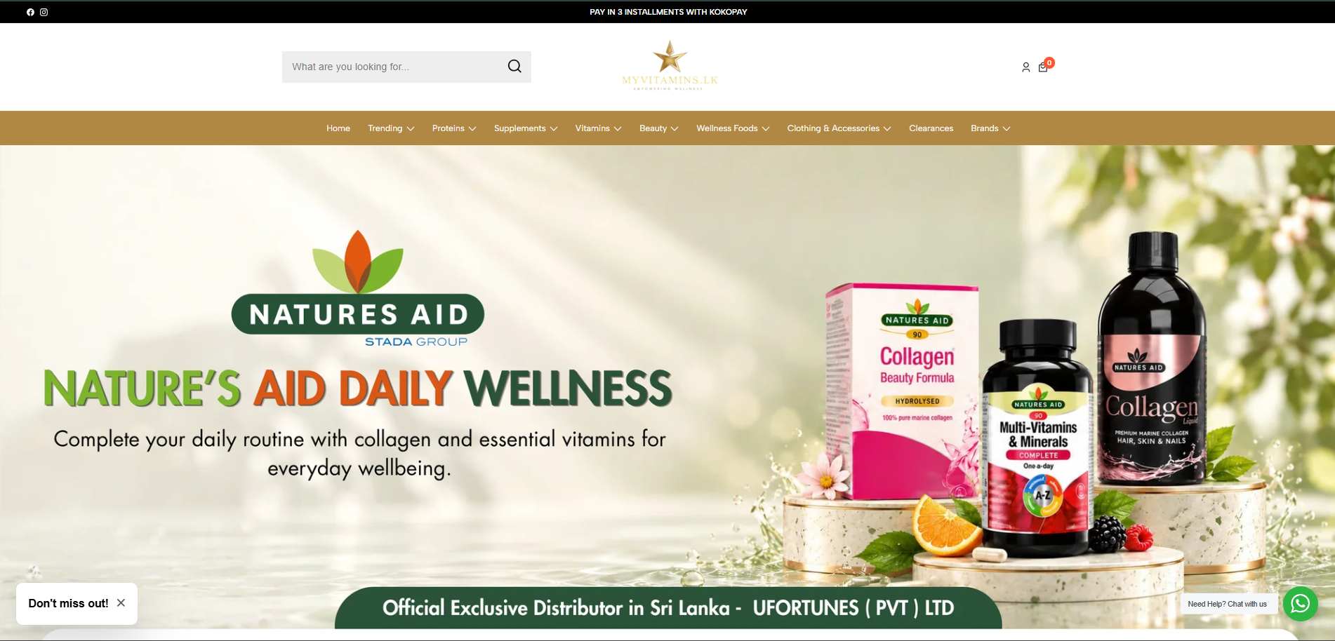 My Vitamins Shopify website redesign project by AccelAsia